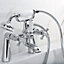 Bristan Corinth Chrome effect Traditional Double Deck Shower mixer Tap