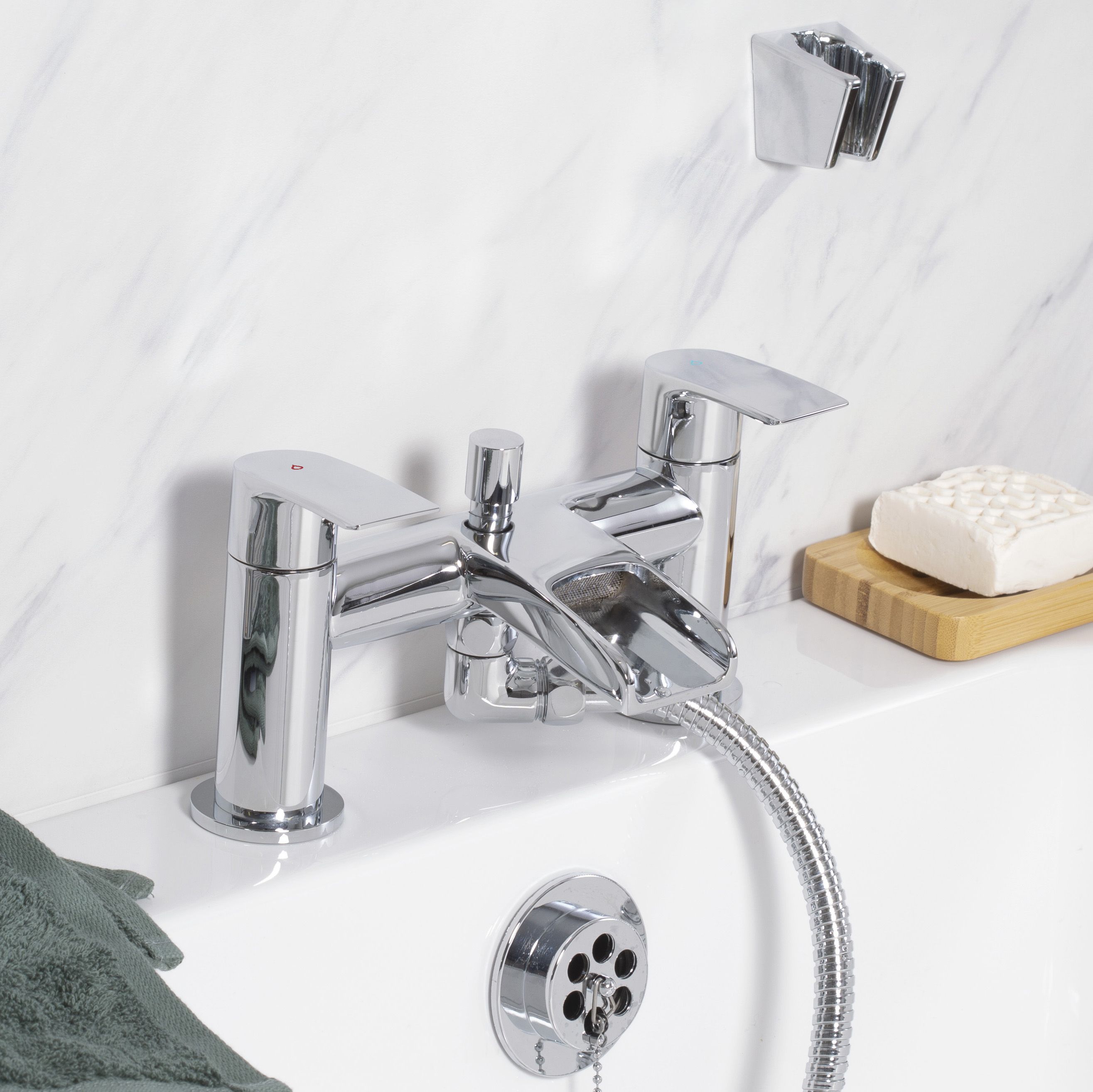 Bristan Invigor Standard Chrome effect Bath Shower mixer Tap
