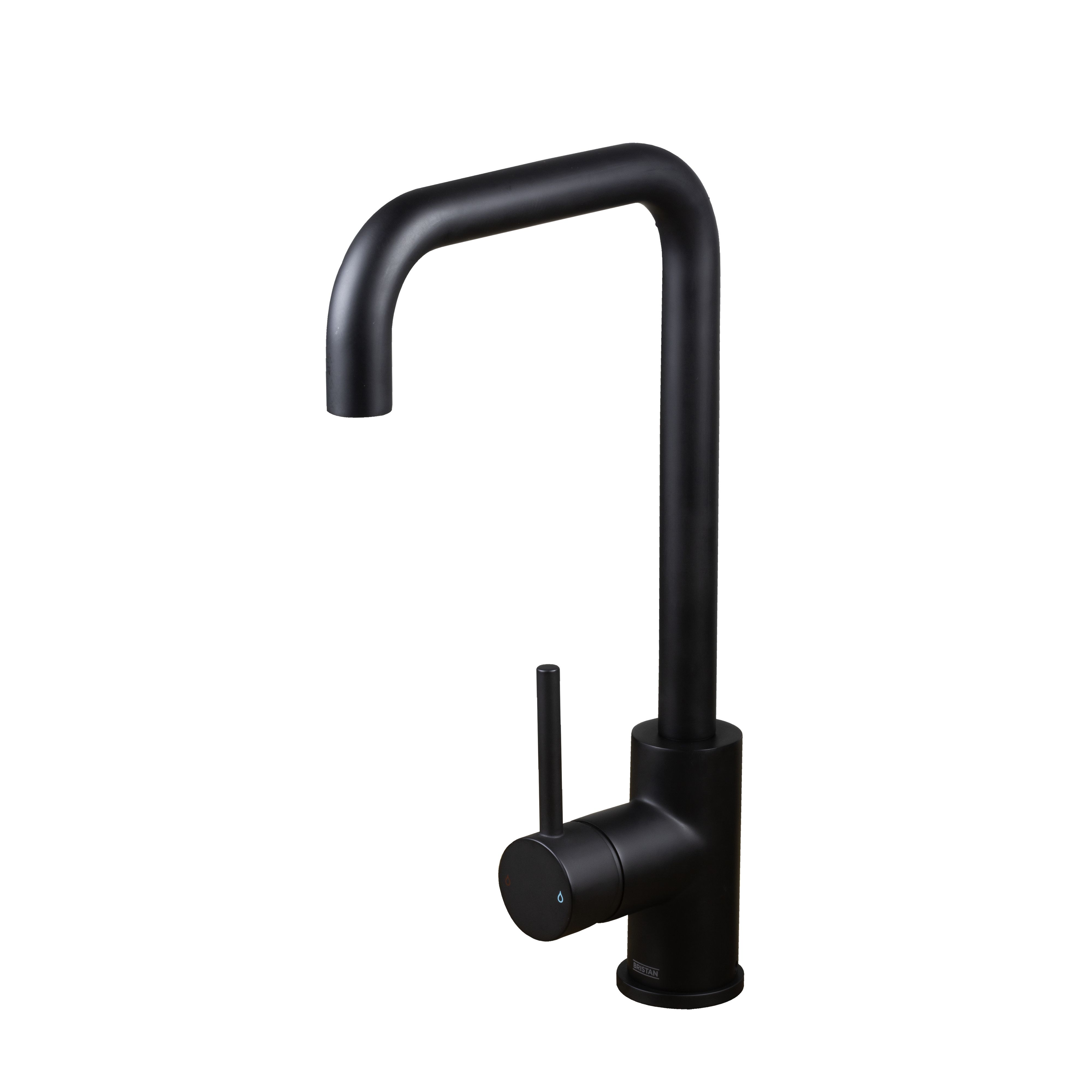 Bristan Lemon Matt Black Kitchen Monobloc mixer Tap