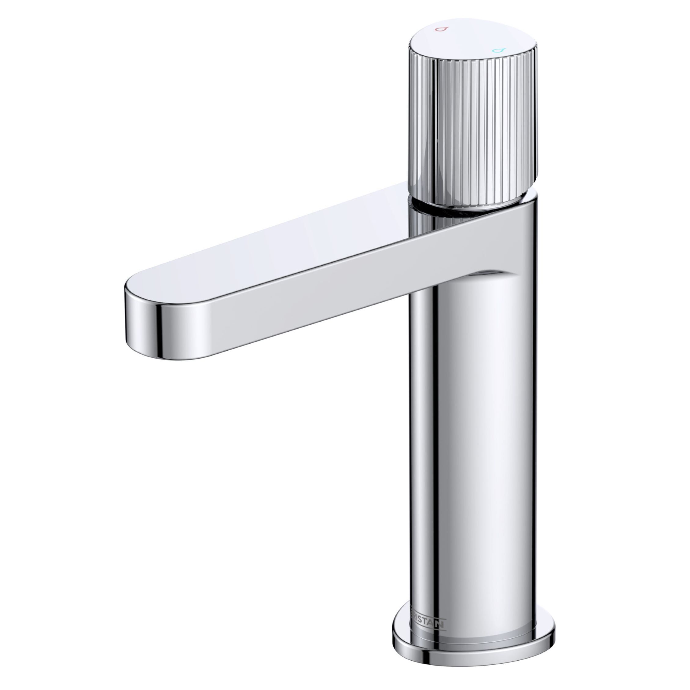 Bristan Liso Chrome effect Round Basin Mono mixer Tap