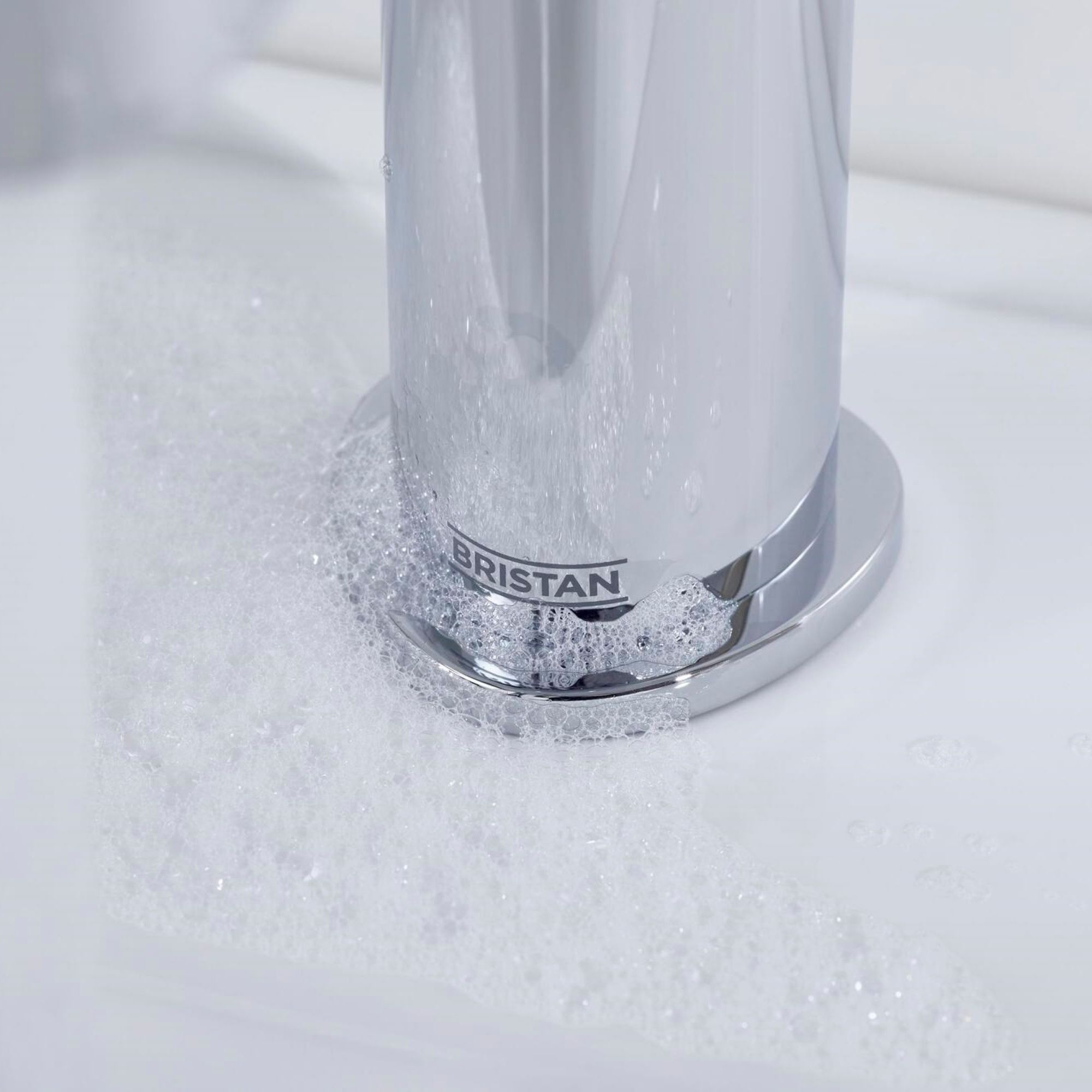 Bristan Liso Chrome effect Round Basin Mono mixer Tap