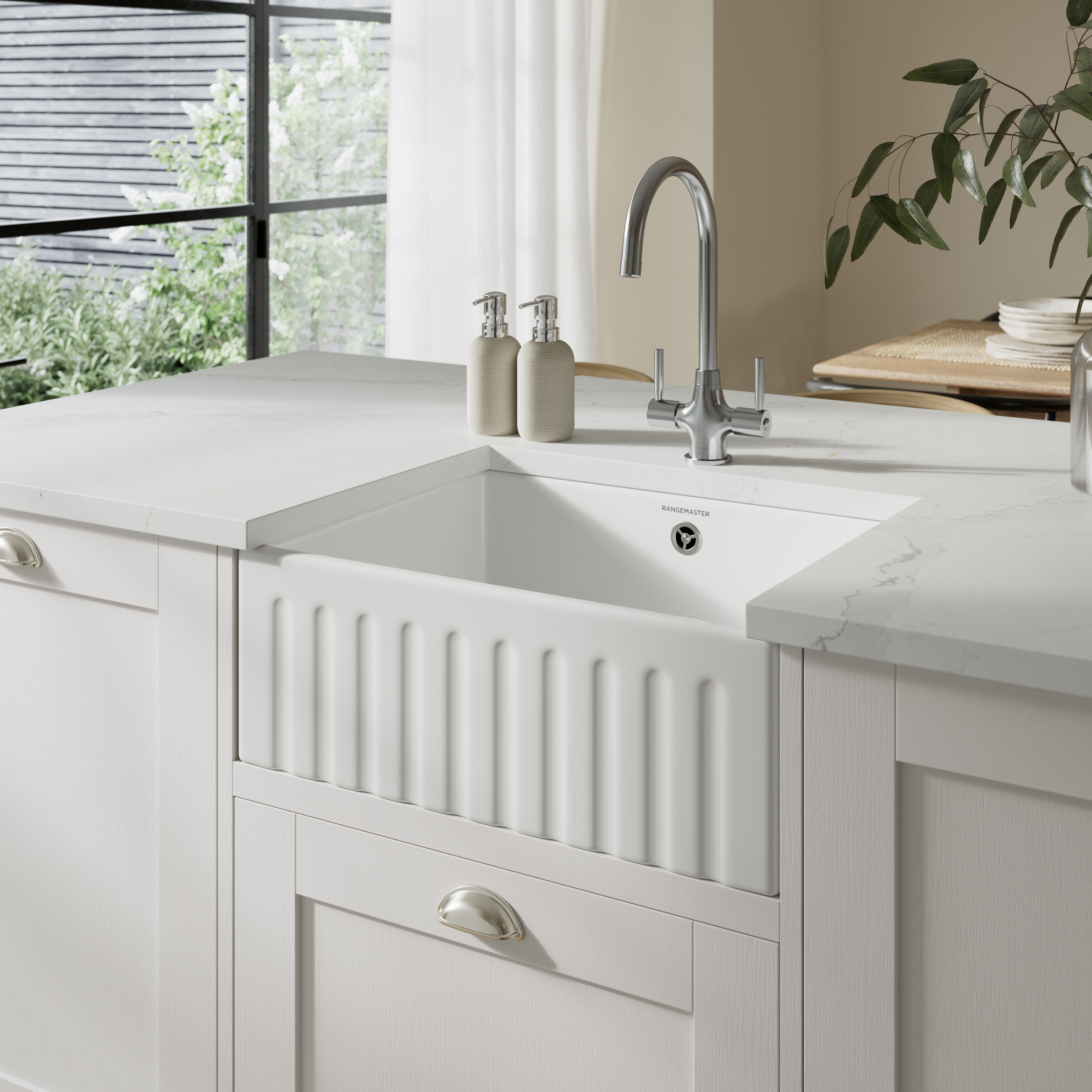 Bristan Einhebel-Küchenarmatur Mit Zitronen-Design – Gebürstetes Nickel Für Modernen Look