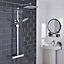 Bristan Noctis Gloss Chrome effect Rear fed Thermostatic Mixer Multi head shower
