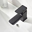Bristan Noctis Small Black Square Deck-mounted Manual Deck Mixer Tap