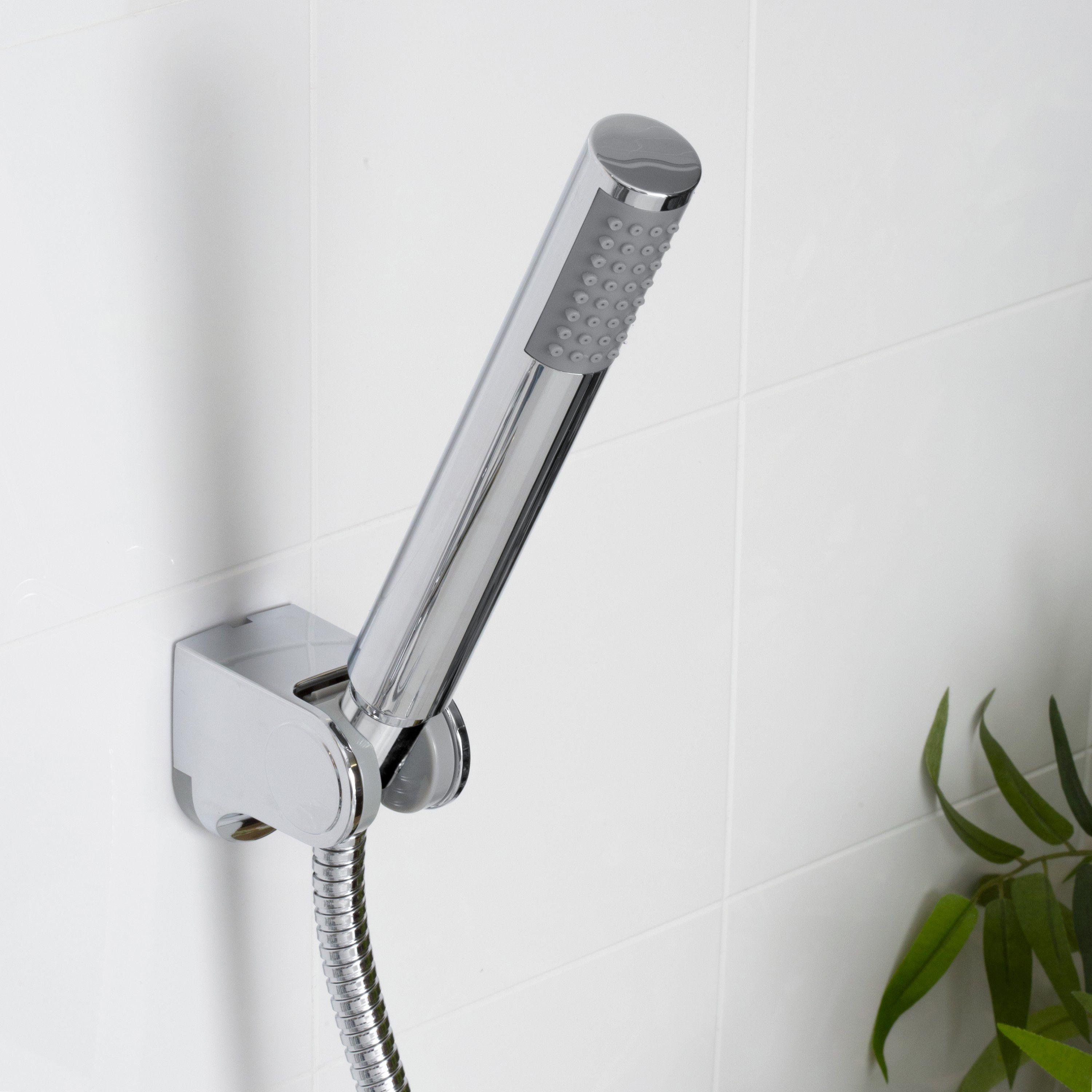 Bristan Nurture Polished Chrome effect Rim-mounted (2TH) Shower mixer Tap