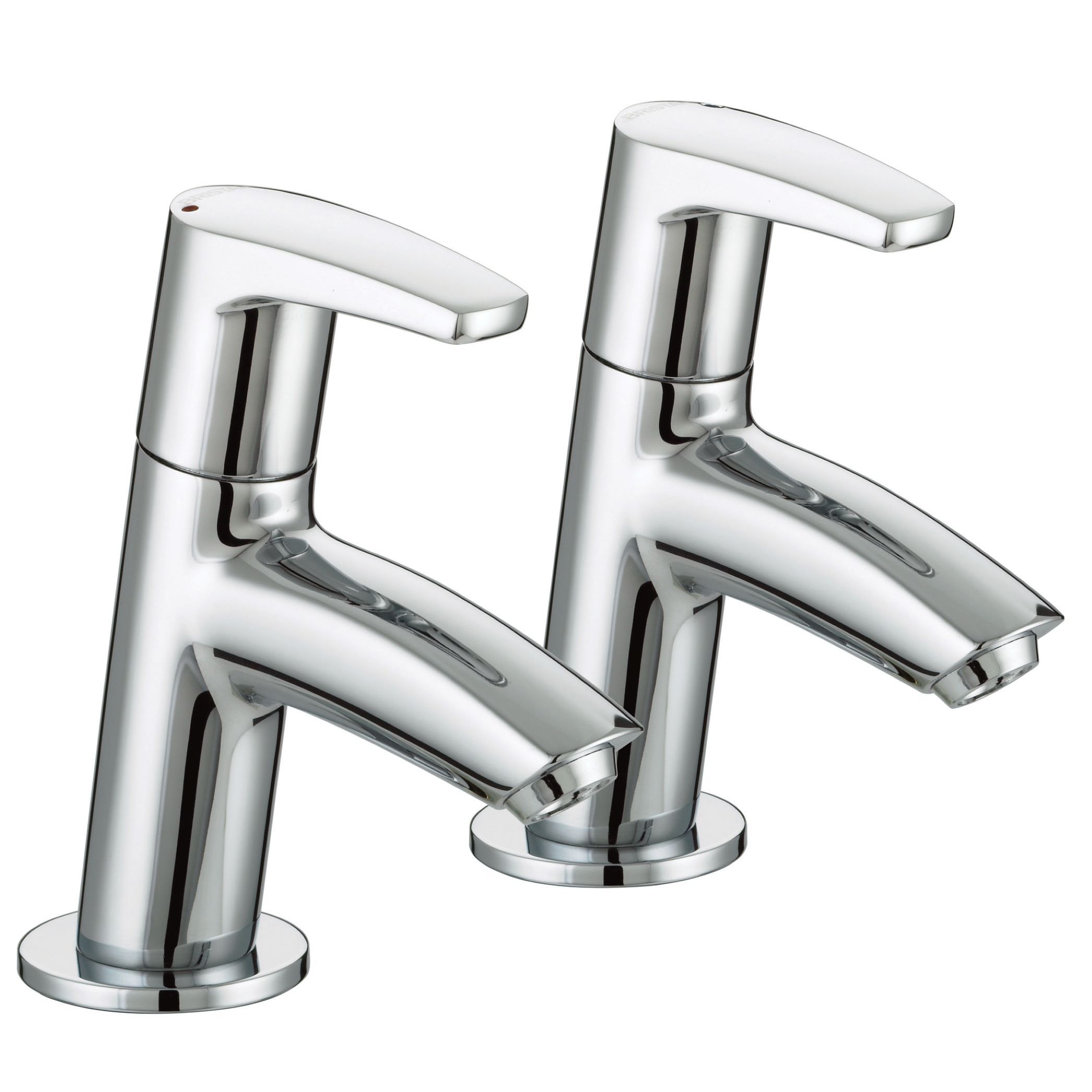 Bristan Orta Chrome effect Contemporary Double Basin Pillar Tap