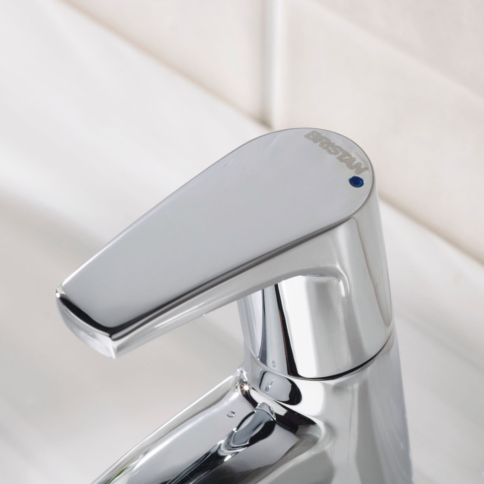 Bristan Orta Chrome effect Contemporary Double Basin Pillar Tap