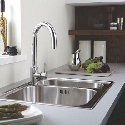 Bristan Prism Chrome effect Kitchen Mixer Tap