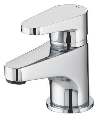 Bristan Quest Chrome effect Basin Mono mixer Tap