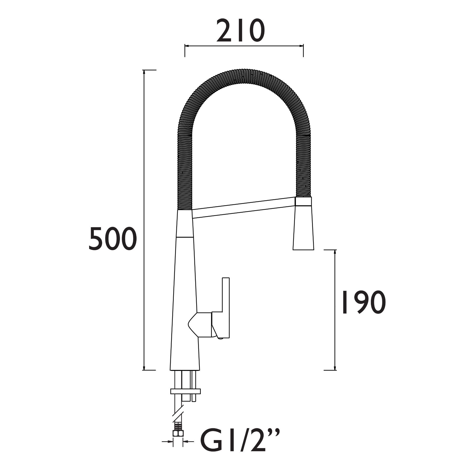 Bristan Saffron Nickel effect Kitchen Mixer Tap