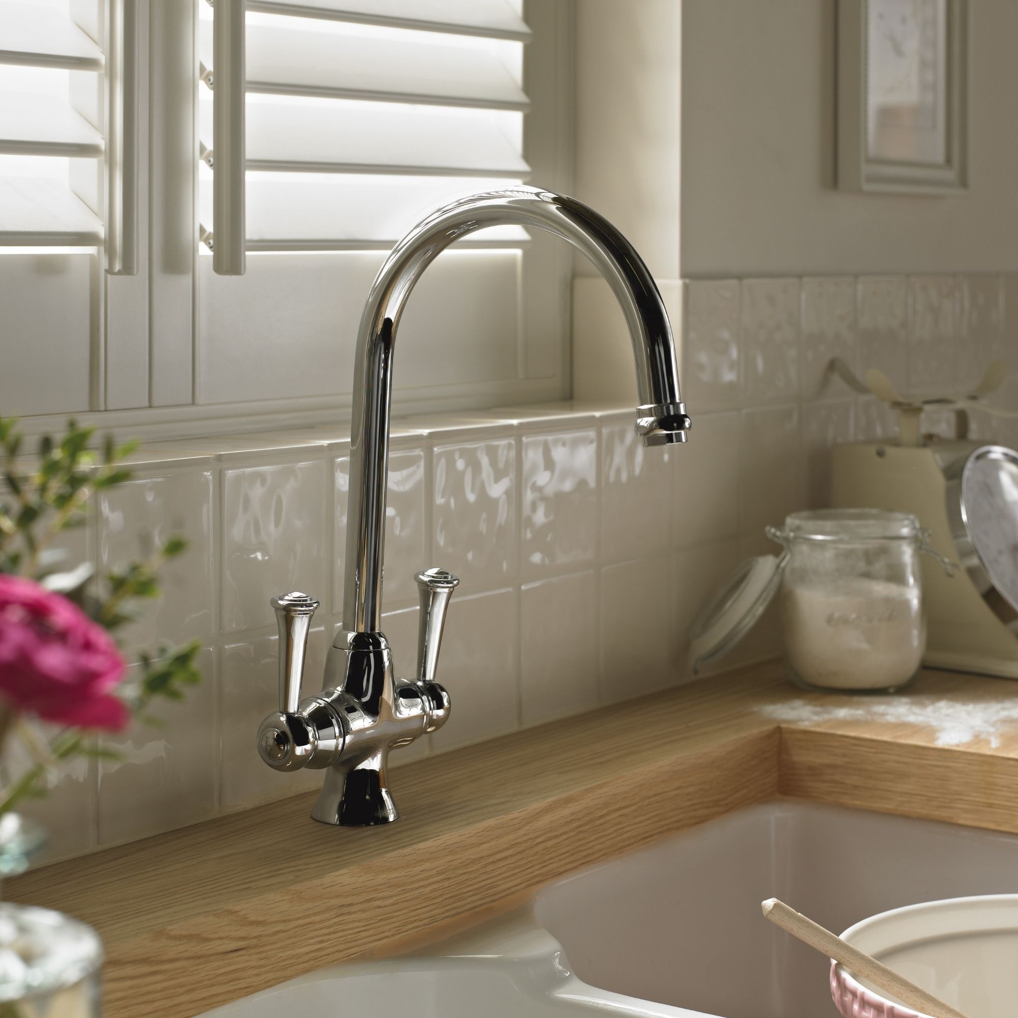 Bristan Sentinel Chrome effect Kitchen Mixer Tap