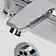 Bristan Vector Chrome effect Deck-mounted Manual Bath Filler Tap