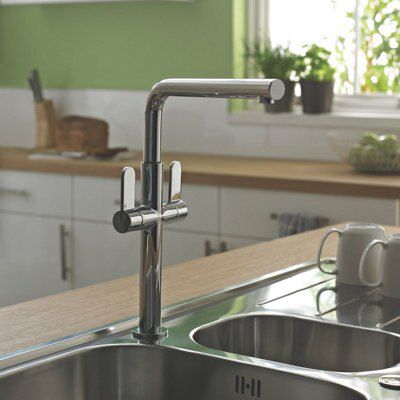 Bristan Vertico Chrome effect Kitchen Monobloc mixer Tap