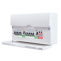 British General 10-way Consumer unit with 100A mains switch