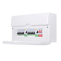 British General 13-way Consumer unit with 100A mains switch