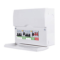 British General 6-way Consumer unit with 100A mains switch