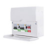 British General 6-way Consumer unit with 100A mains switch