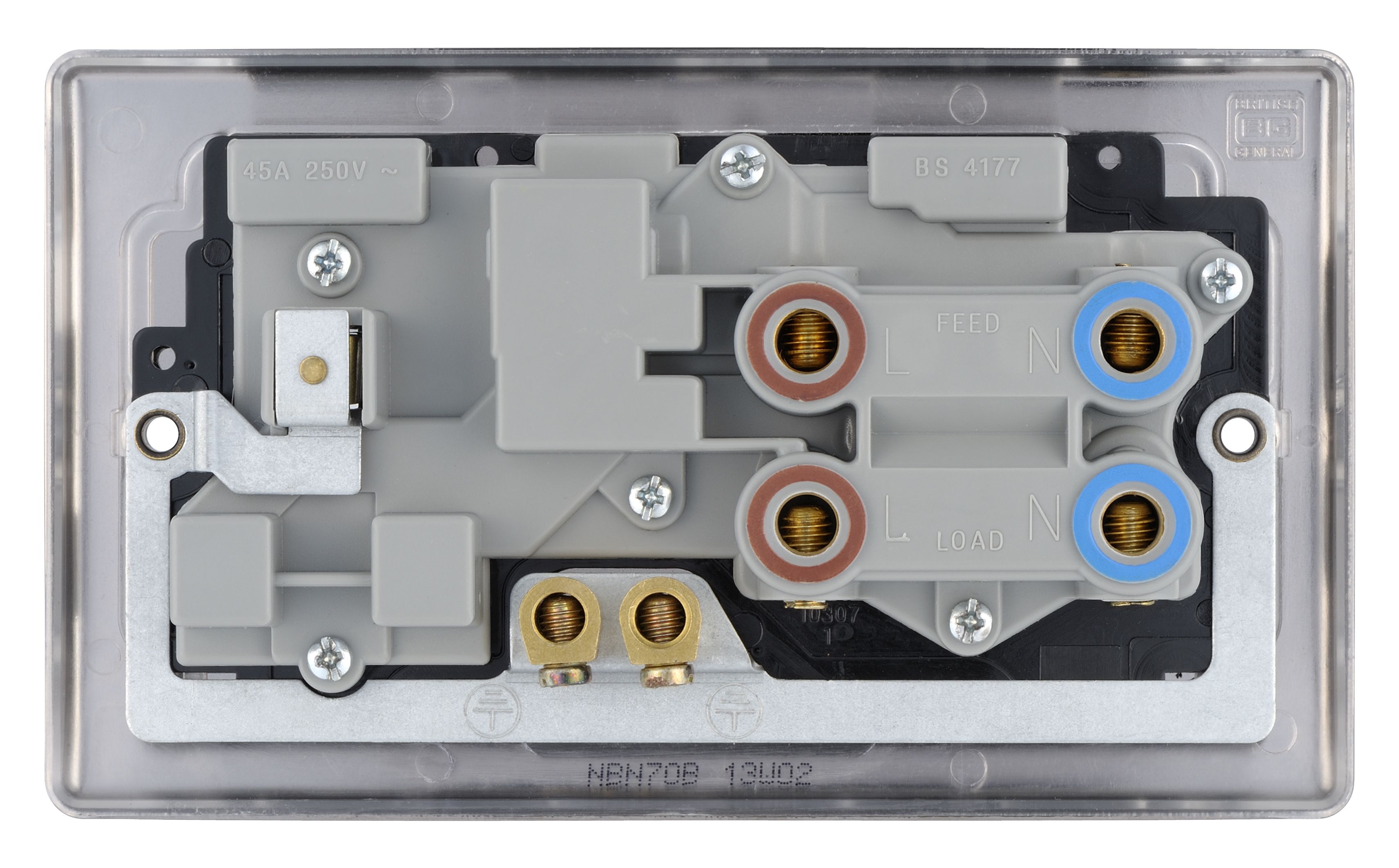British General Black Cooker switch & socket