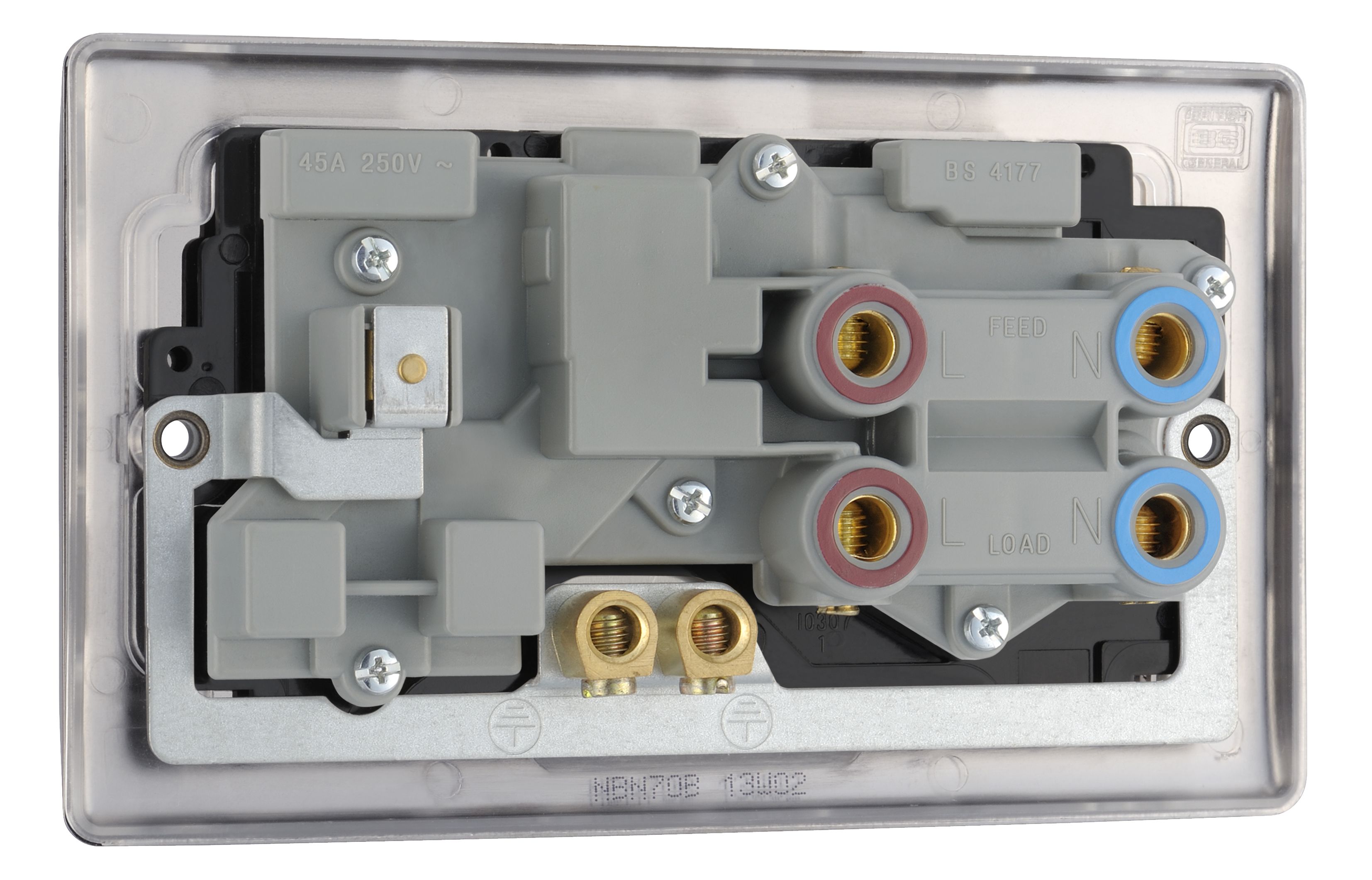 British General Black Cooker switch & socket
