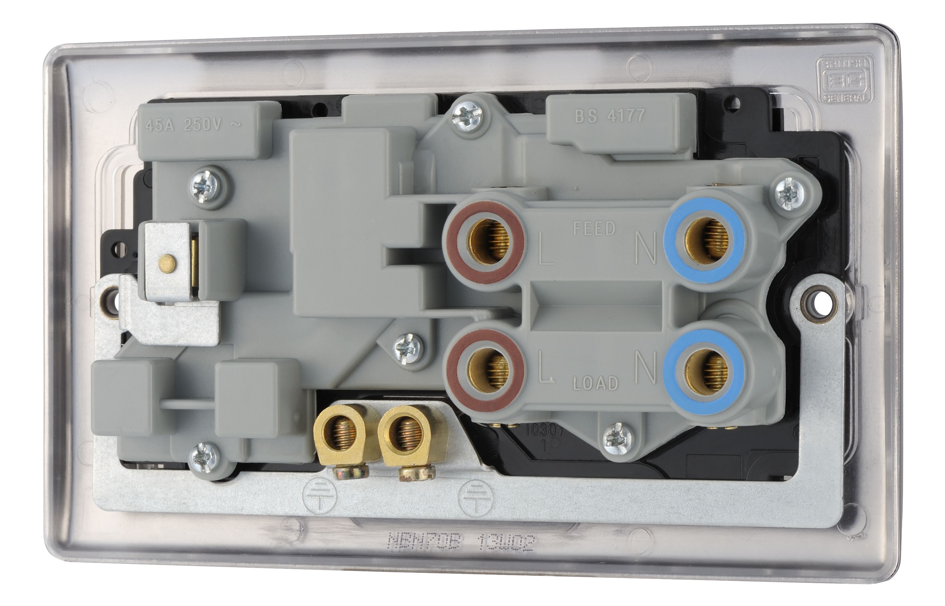 British General Black Cooker switch & socket