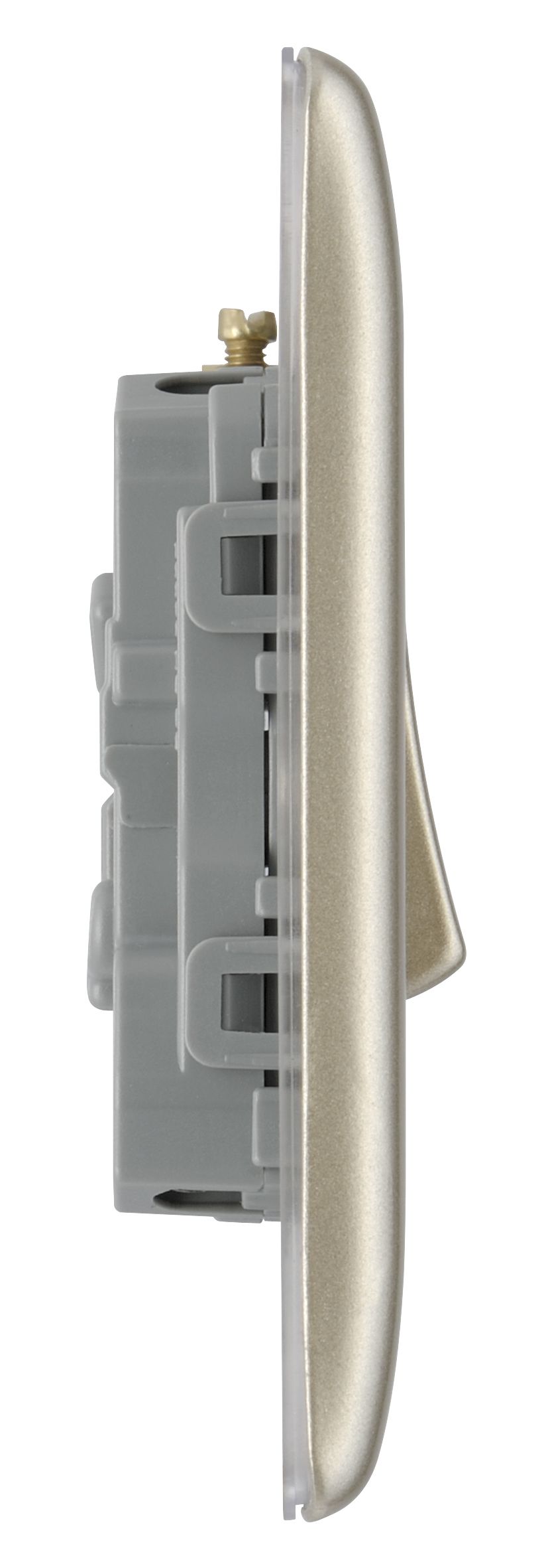 British General Cream 10A 2 way 3 gang Triple light Switch