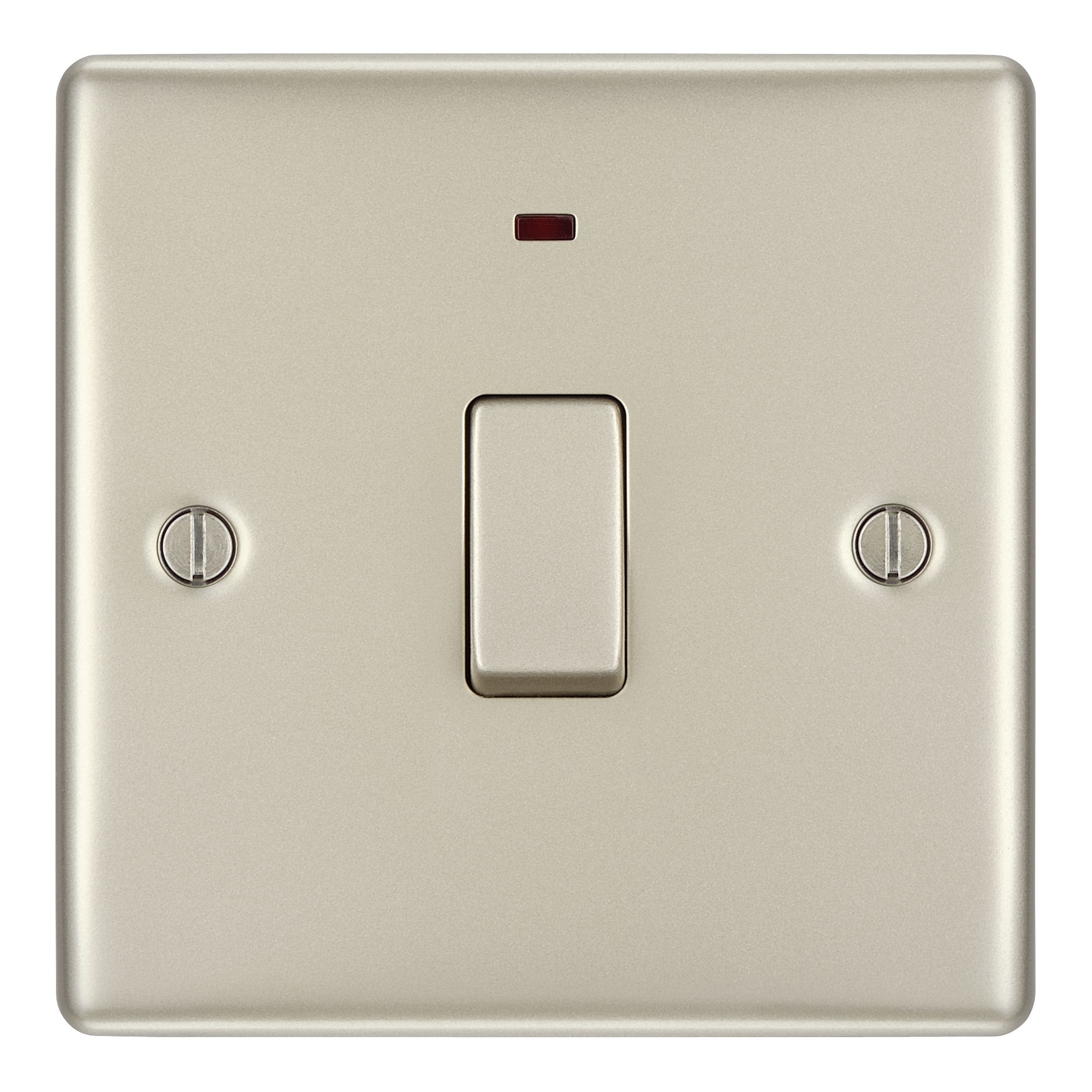 British General Cream 20A 2 gang Switch