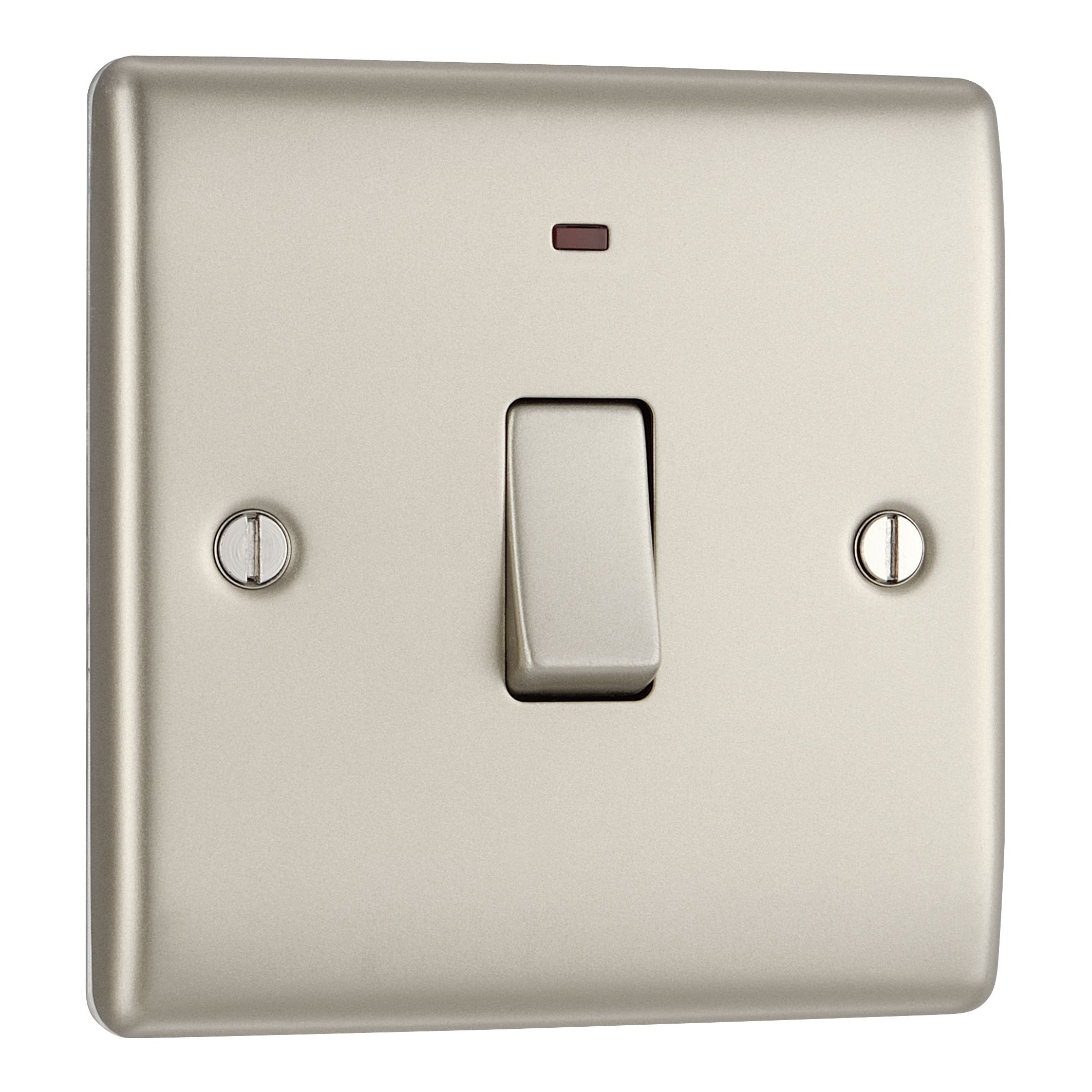 British General Cream 20A 2 gang Switch