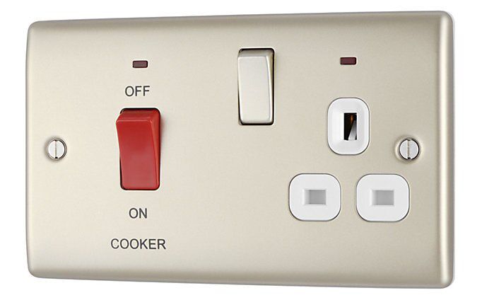 British General Cream Cooker switch & socket