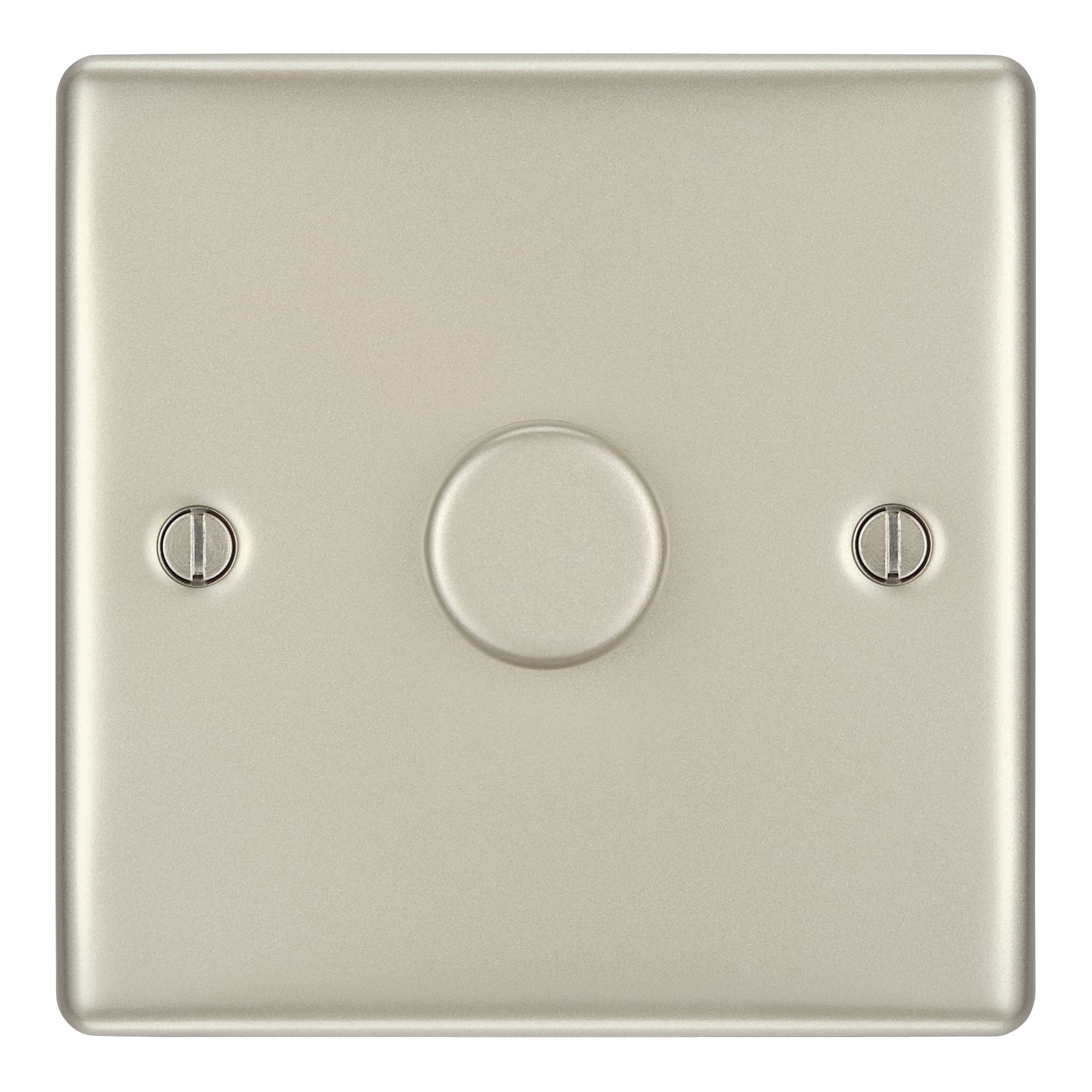 British General Nickel profile Single 2 way Dimmer switch