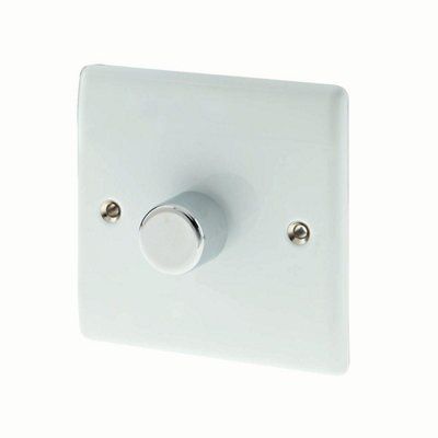 British General White profile Single 2 way Dimmer switch