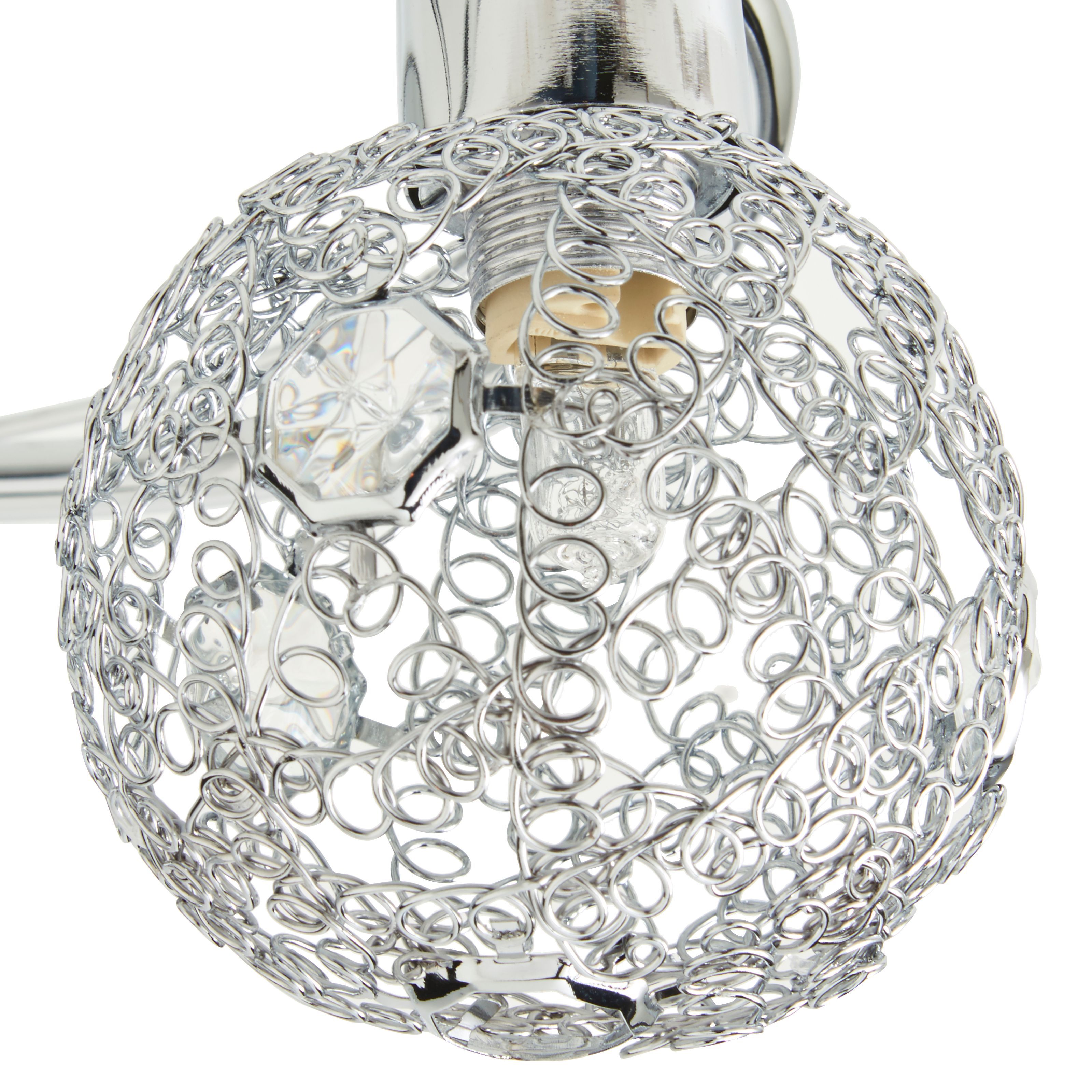 Bronte Chrome effect 5 Light Spotlight