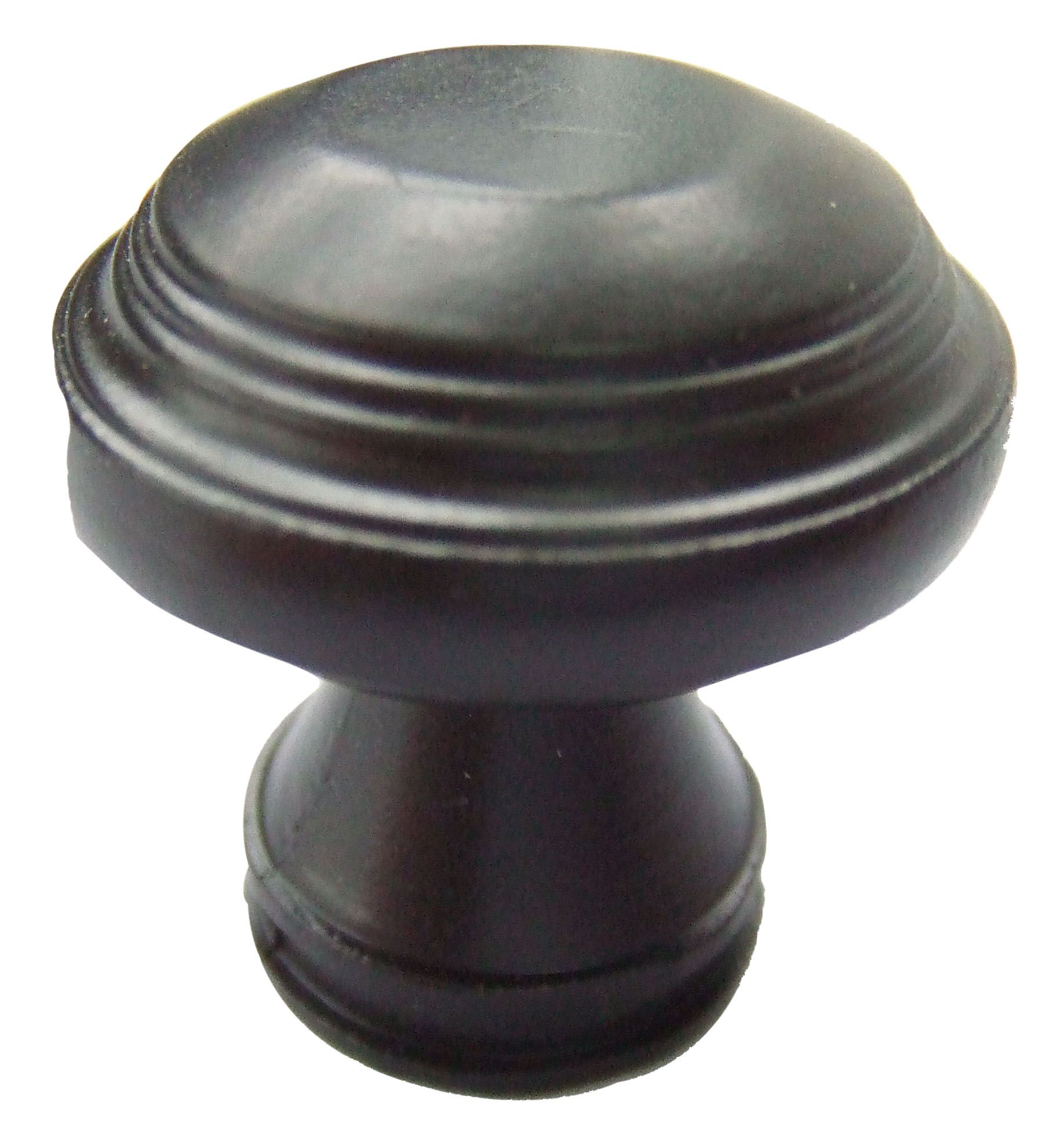 Bronze effect Zinc alloy Round Furniture Knob | DIY at B&Q