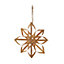 Brown Bamboo Flower Hanging ornament
