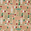 Brown Christmas fun Wrapping paper 3m