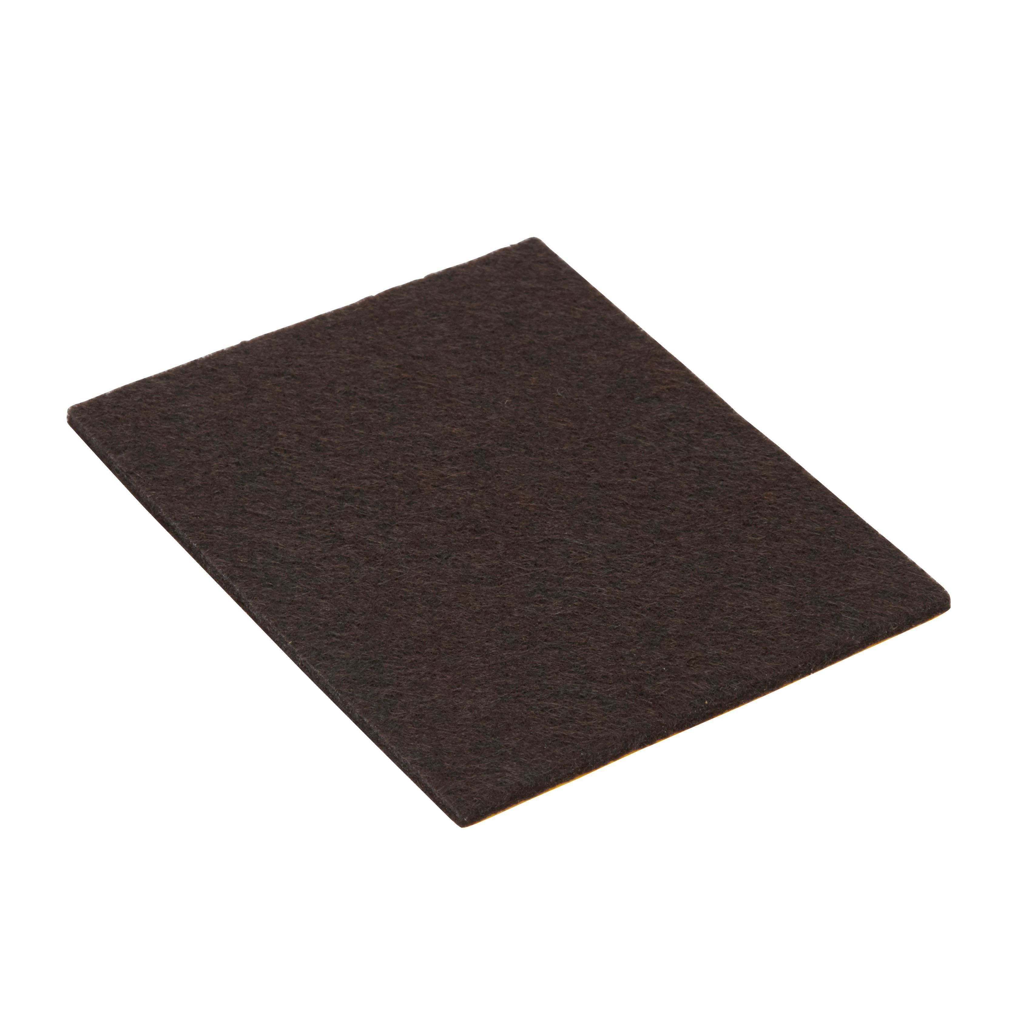 Brown Felt Protection pad (L)80mm (W)100mm