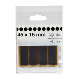 Brown Felt Protection pad (W)45mm, Pack of 8