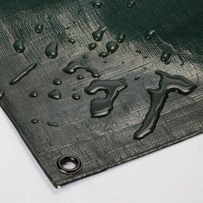 Brown & green Tarpaulin