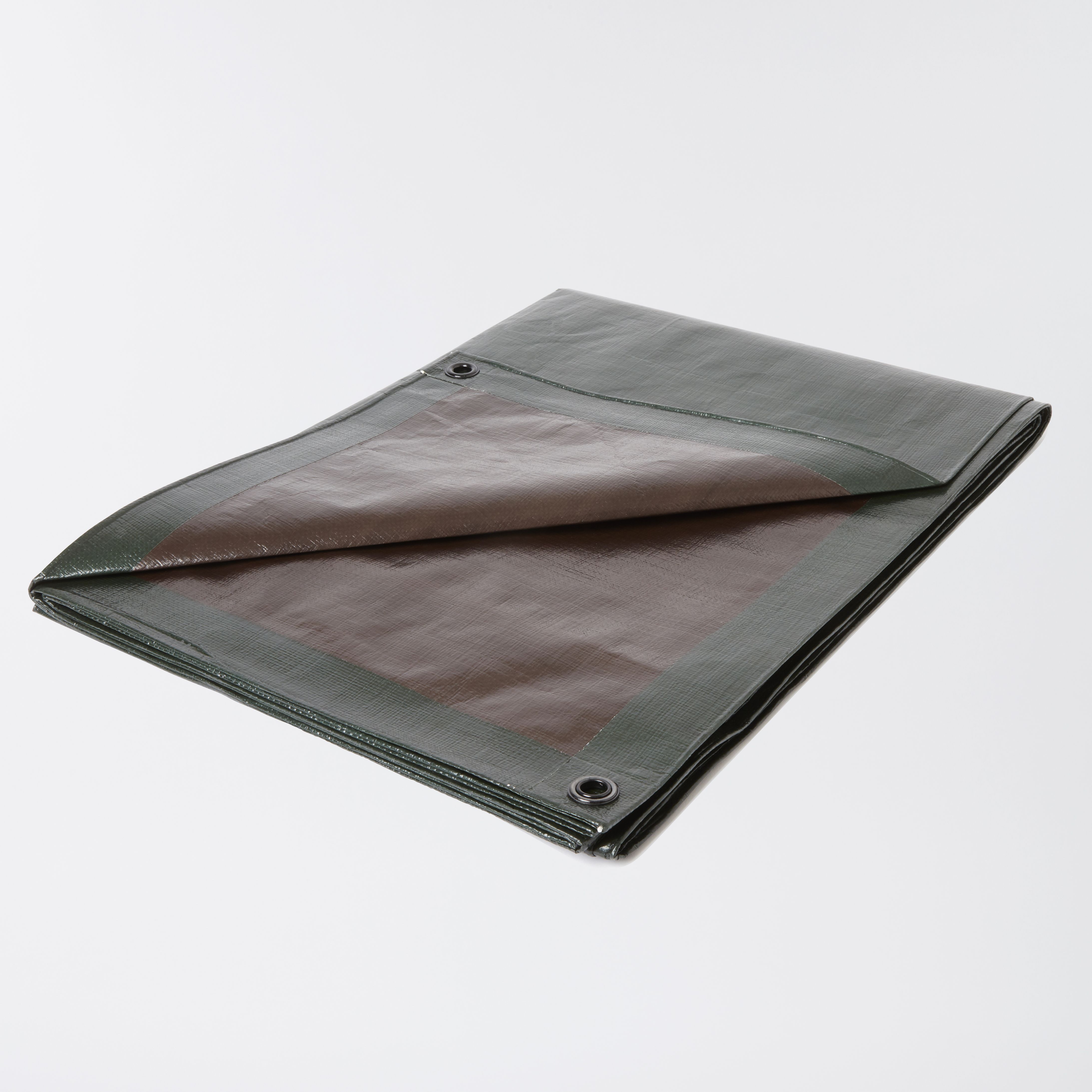 Brown & green Tarpaulin