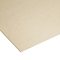 Brown Hard board Hardboard (L)1.83m (W)0.61m (T)3mm