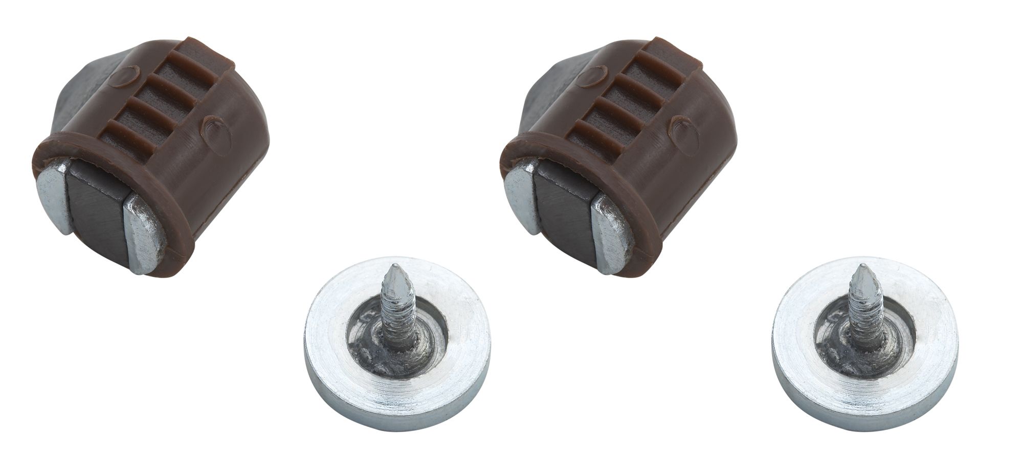 Brown Magnetic Cabinet catch, Pack of 2