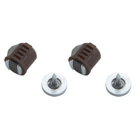 Brown Magnetic Cabinet catch, Pack of 2