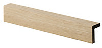 Brown Medium-density fibreboard (MDF) Tongue & groove Corner moulding (W)18mm (T)18mm