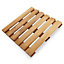 Brown Pine Deck tile (W)40cm, Pack of 4