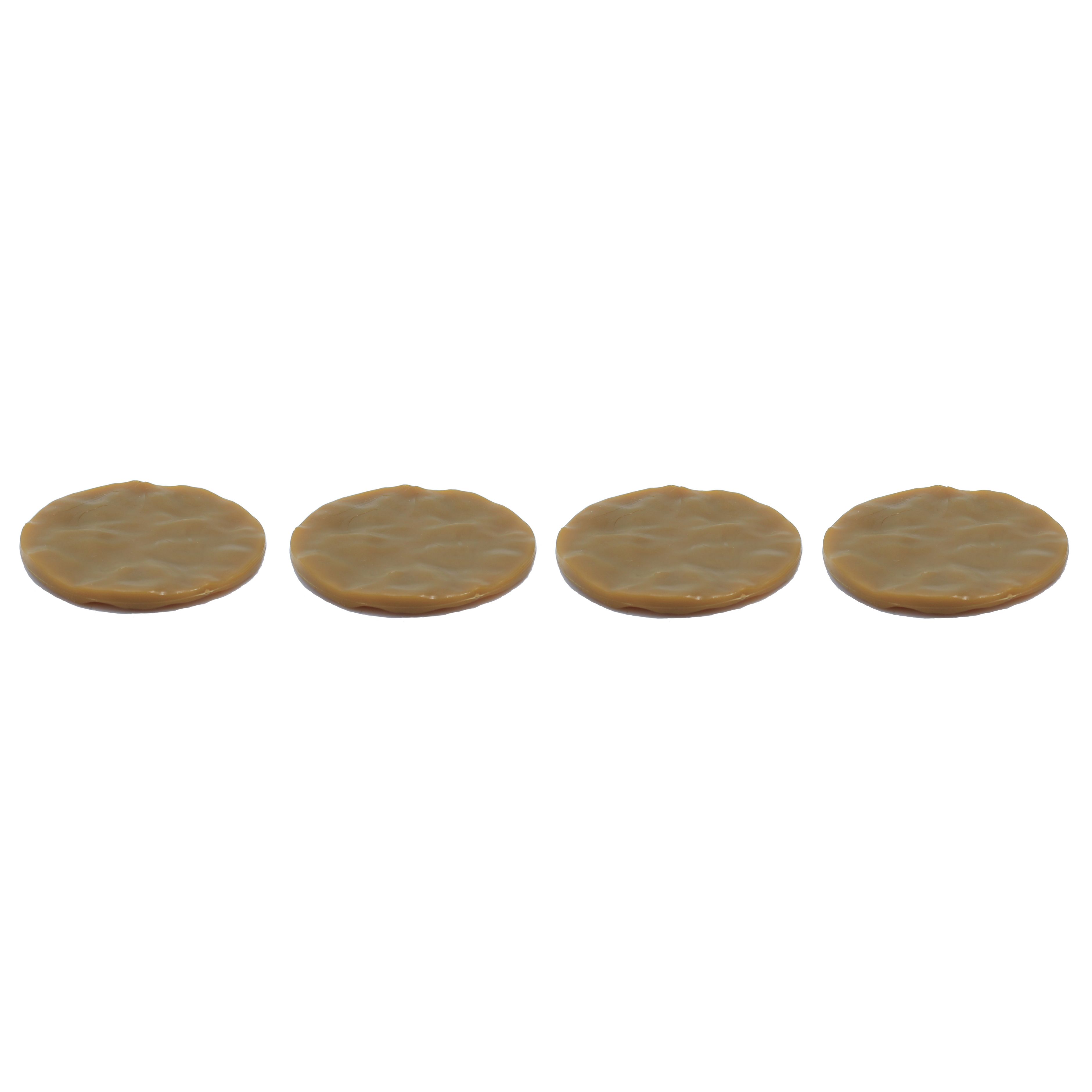 Brown Polyvinyl chloride (PVC) Protection pad (Dia)60mm, Pack of 4
