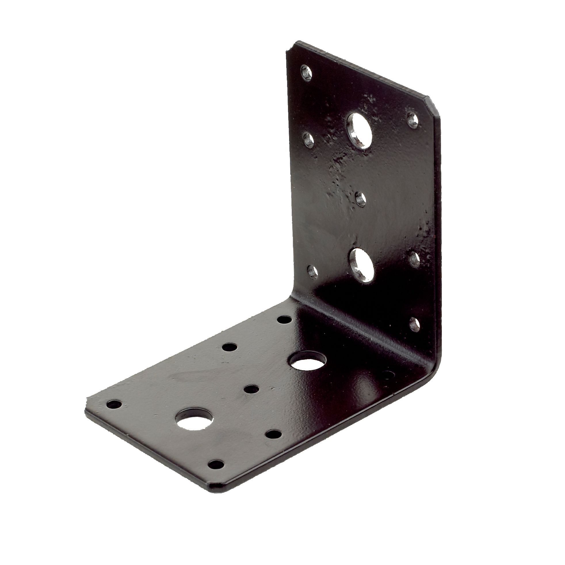 Brown Powder-coated Steel Angle bracket (H)65mm (W)90mm (L)90mm