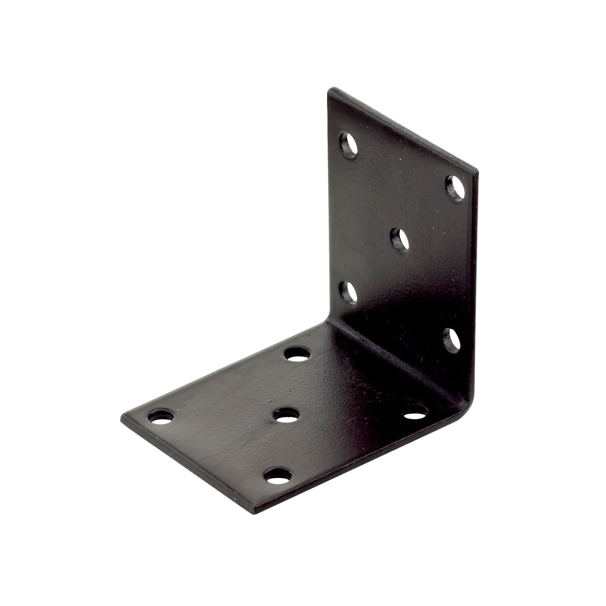 Brown Powder-coated Steel Mini Angle bracket (H)40mm (W)50mm (L)50mm