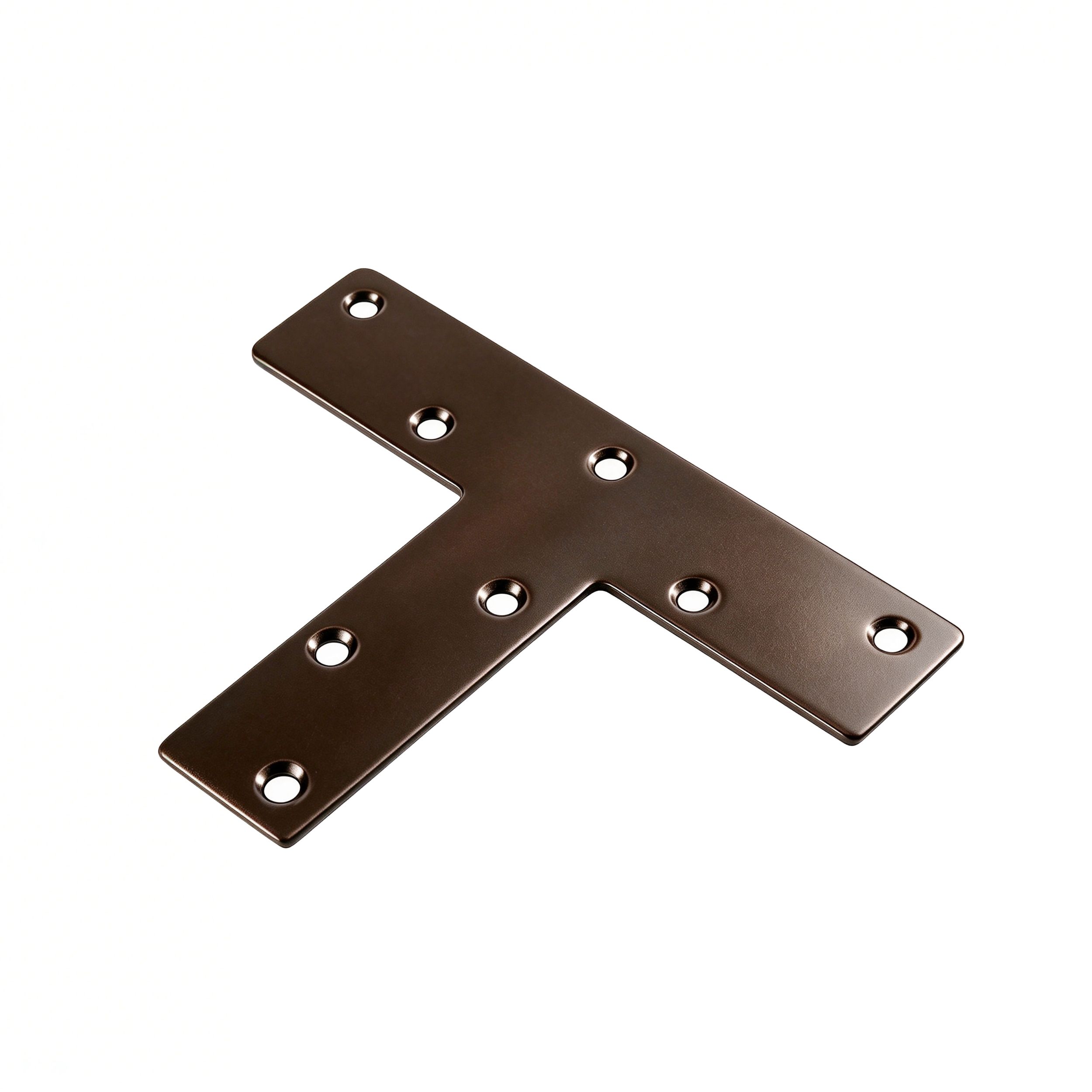 Brown Powder-coated Steel Plate (L)80mm (W)60mm