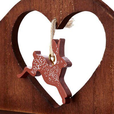 Brown Rabbit Wood Key box