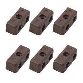 Brown Steel Assembly joint (L)34mm, Pack of 24
