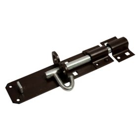 Brown Steel Brenton Door bolt (L)152mm (W)45mm